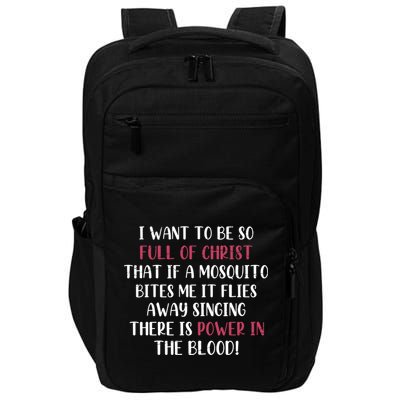 Holy Bible Christianity Faith Cross Gift Jesus Funny Prayer Great Gift Impact Tech Backpack
