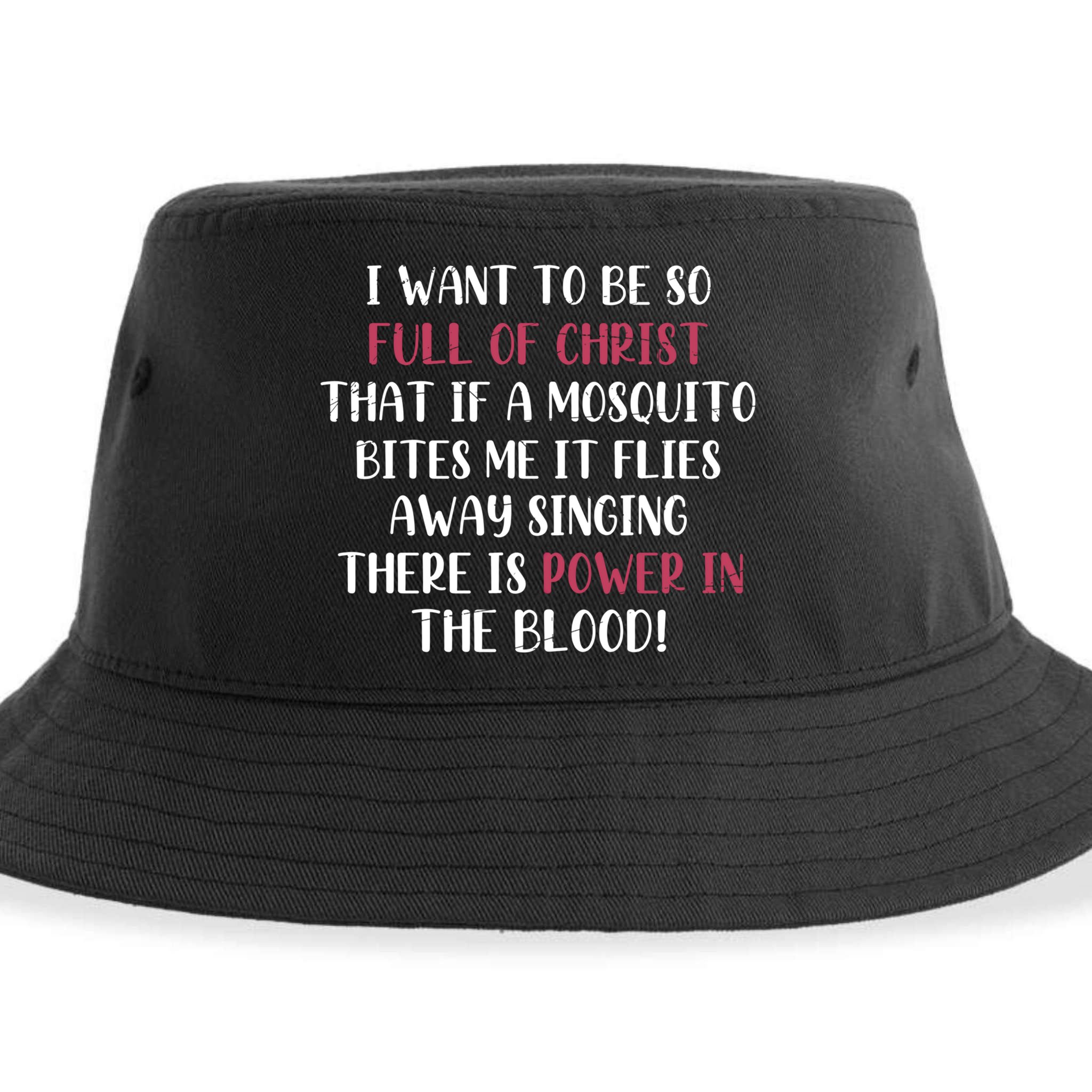 Holy Bible Christianity Faith Cross Gift Jesus Funny Prayer Great Gift Sustainable Bucket Hat