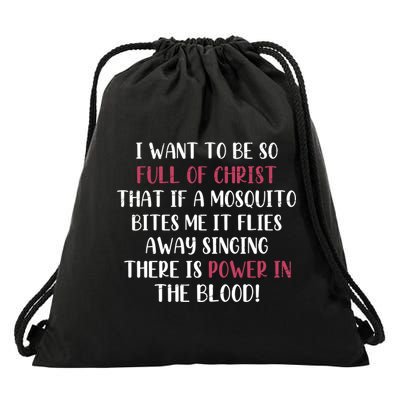 Holy Bible Christianity Faith Cross Gift Jesus Funny Prayer Great Gift Drawstring Bag