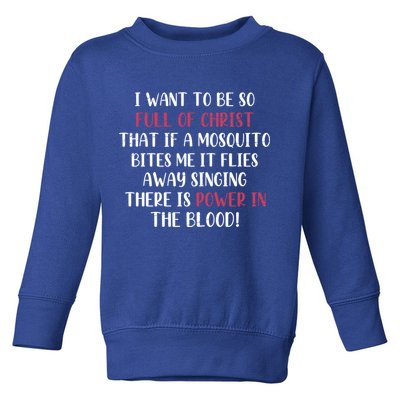 Holy Bible Christianity Faith Cross Gift Jesus Funny Prayer Great Gift Toddler Sweatshirt