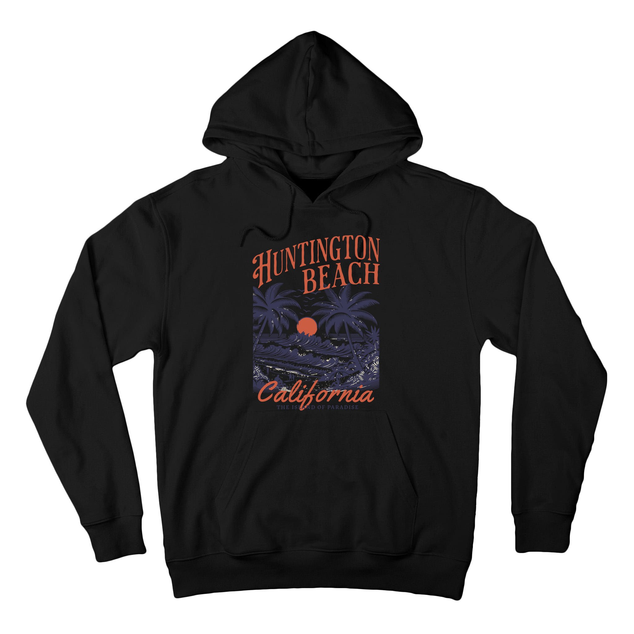 Huntington Beach California Tall Hoodie