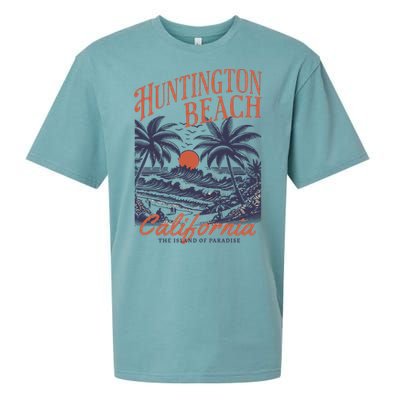 Huntington Beach California Sueded Cloud Jersey T-Shirt