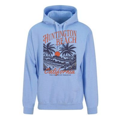 Huntington Beach California Unisex Surf Hoodie