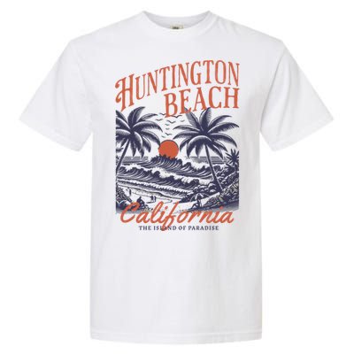 Huntington Beach California Garment-Dyed Heavyweight T-Shirt