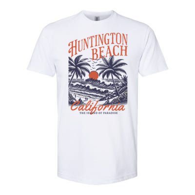 Huntington Beach California Softstyle® CVC T-Shirt