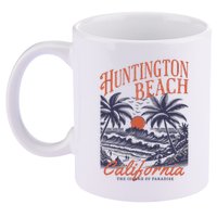 Huntington Beach California 11oz C Handle Ceramic Mug