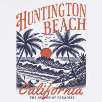 Huntington Beach California 11oz C Handle Ceramic Mug
