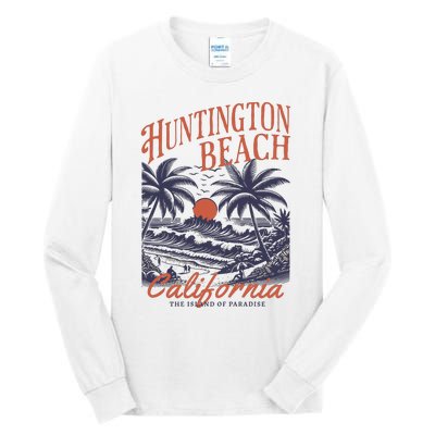 Huntington Beach California Tall Long Sleeve T-Shirt