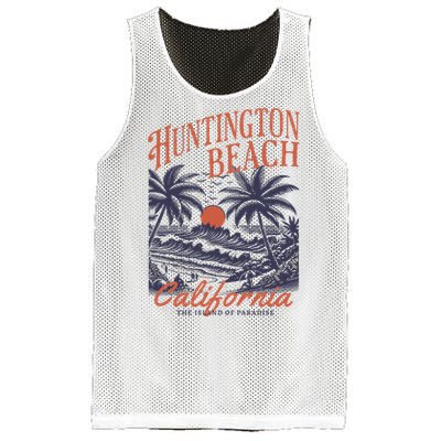 Huntington Beach California Mesh Reversible Basketball Jersey Tank