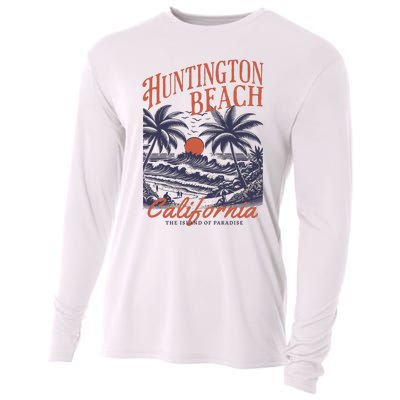 Huntington Beach California Cooling Performance Long Sleeve Crew