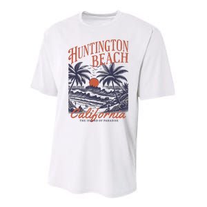 Huntington Beach California Performance Sprint T-Shirt