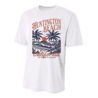 Huntington Beach California Performance Sprint T-Shirt