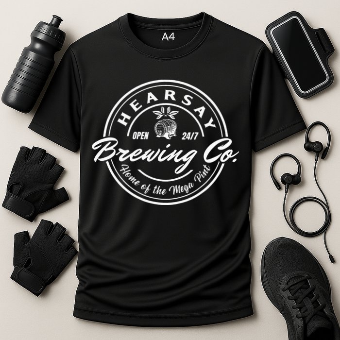 Hearsay Brewing Co Home Of The Mega Pint That’s Hearsay Cooling Performance Crew T-Shirt
