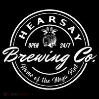 Hearsay Brewing Co Home Of The Mega Pint That’s Hearsay Drawstring Bag
