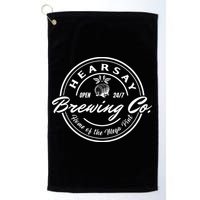 Hearsay Brewing Co Home Of The Mega Pint That’s Hearsay Golf Towel