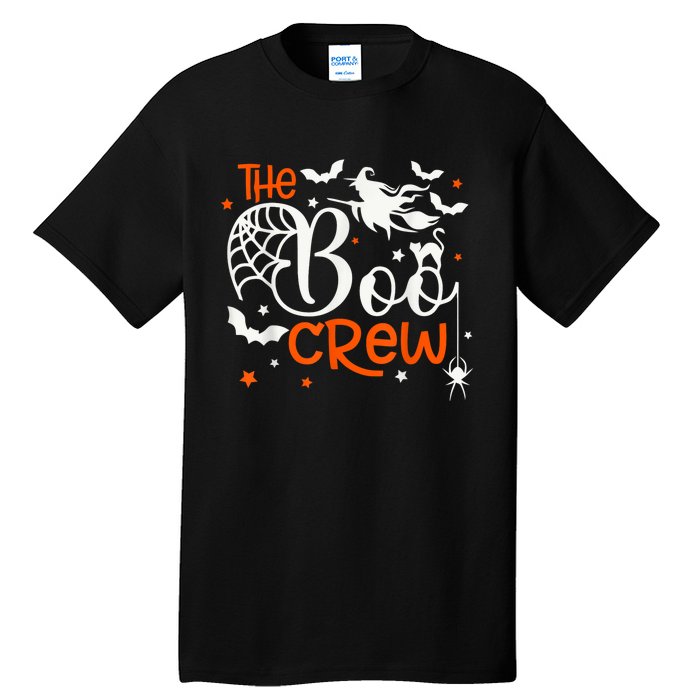 Halloween Boo Crew Witch Bats & Spiders Trick Or Treat Tall T-Shirt