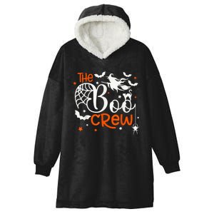 Halloween Boo Crew Witch Bats & Spiders Trick Or Treat Hooded Wearable Blanket