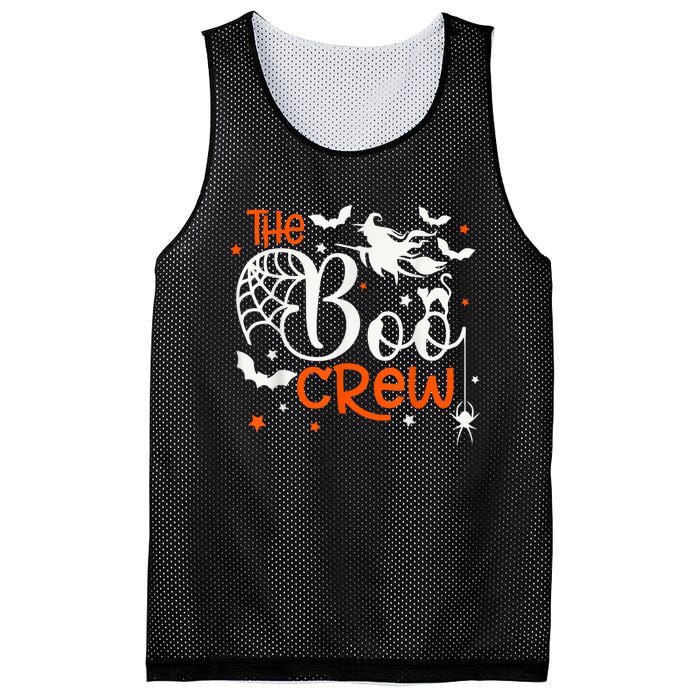 Halloween Boo Crew Witch Bats & Spiders Trick Or Treat Mesh Reversible Basketball Jersey Tank