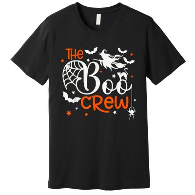 Halloween Boo Crew Witch Bats & Spiders Trick Or Treat Premium T-Shirt