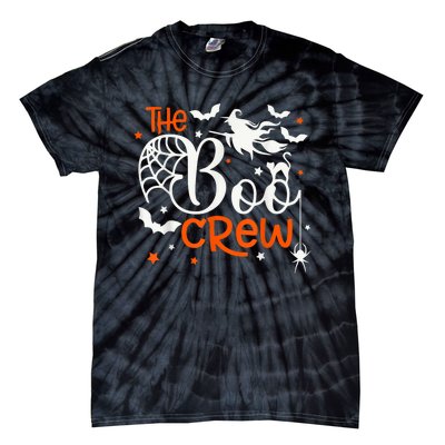 Halloween Boo Crew Witch Bats & Spiders Trick Or Treat Tie-Dye T-Shirt