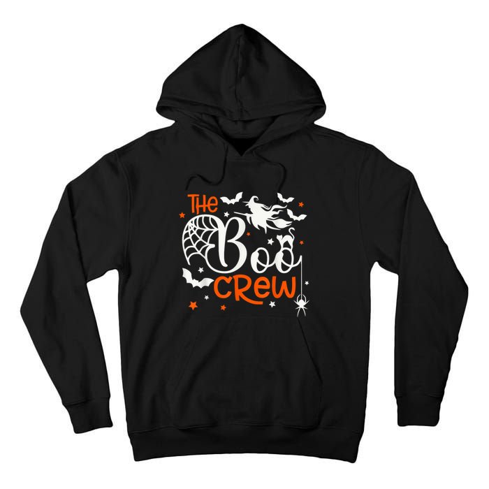 Halloween Boo Crew Witch Bats & Spiders Trick Or Treat Tall Hoodie