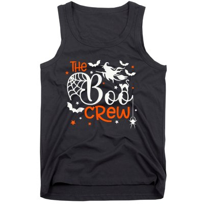 Halloween Boo Crew Witch Bats & Spiders Trick Or Treat Tank Top