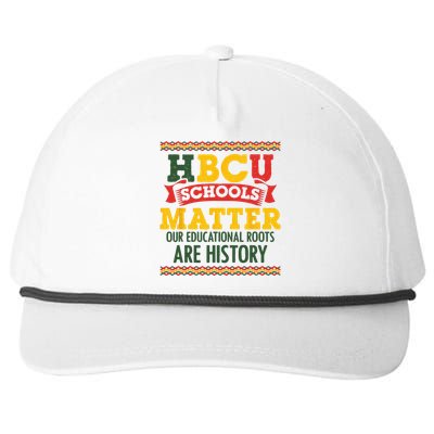 HBCU Black College School Matters African American Student Snapback Five-Panel Rope Hat