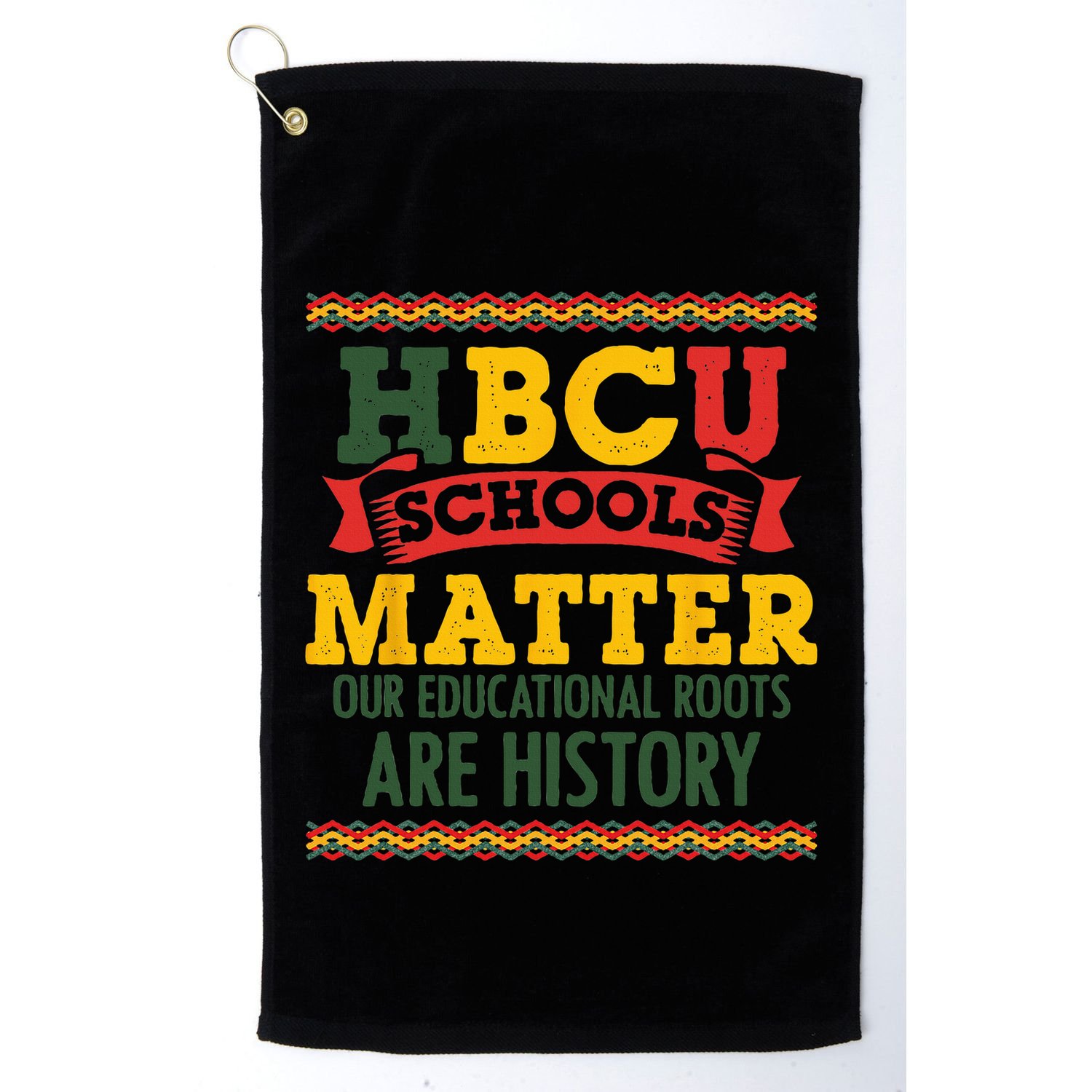 HBCU Black College School Matters African American Student Golf Towel