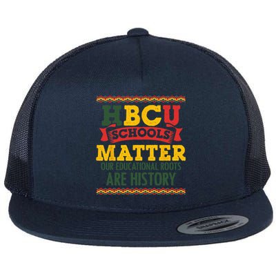 HBCU Black College School Matters African American Student Flat Bill Trucker Hat