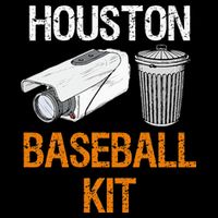 Houston Baseball Camera And Trash Can Gag For Men And Women 7-Panel Snapback Hat