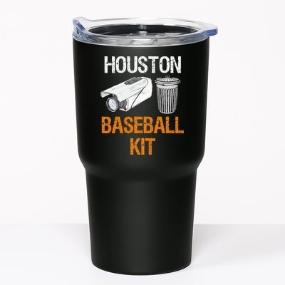 Houston Baseball Camera And Trash Can Gag For Men And Women Tumbler