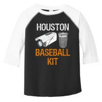 Houston Baseball Camera And Trash Can Gag For Men And Women Toddler Fine Jersey T-Shirt