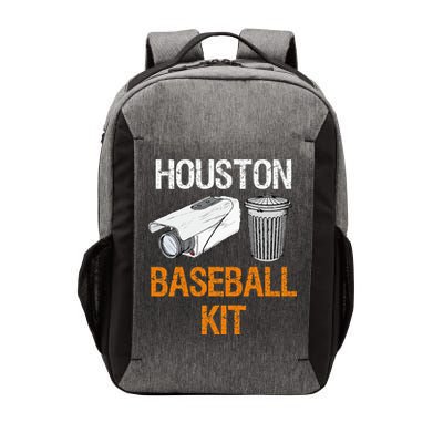 Houston Baseball Camera And Trash Can Gag For Men And Women Vector Backpack