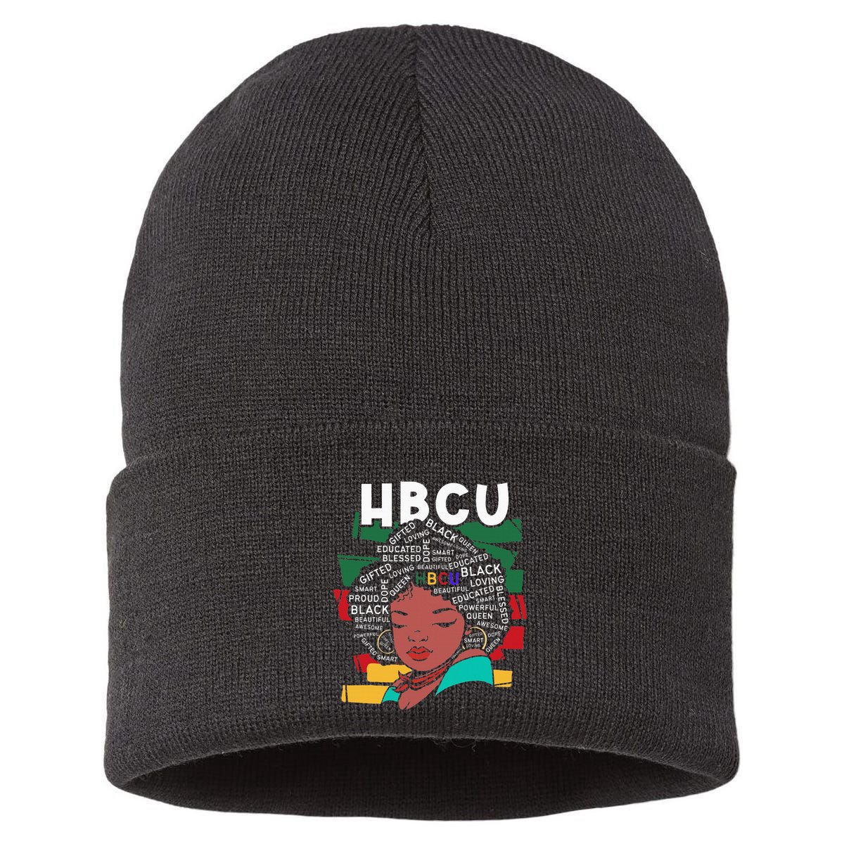 Historical Black College HBCU  Sustainable Knit Beanie