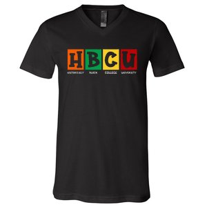  Historical Black College HBCU V-Neck T-Shirt