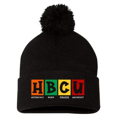  Historical Black College HBCU Pom Pom 12in Knit Beanie