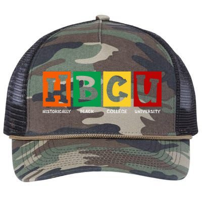  Historical Black College HBCU Retro Rope Trucker Hat Cap