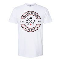 Huntington Beach California Ca Retro Surfer Softstyle CVC T-Shirt