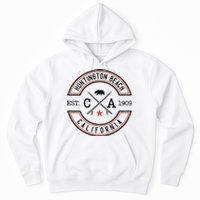 Huntington Beach California Ca Retro Surfer Hoodie