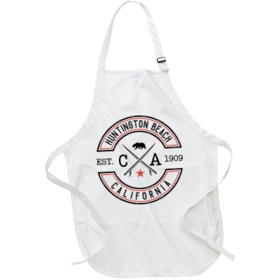 Huntington Beach California Ca Retro Surfer Apron
