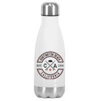 Huntington Beach California Ca Retro Surfer Stainless Steel Insulated Water Bottle