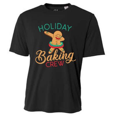 Holiday Baking Crew Xmas Christmas Cooling Performance Crew T-Shirt