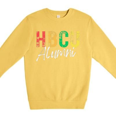 Historical Black College University Hbcu Alumni Graduate Gift Premium Crewneck Sweatshirt