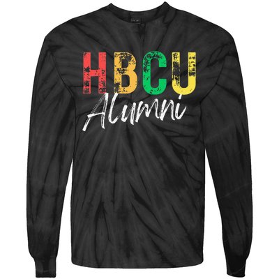 Historical Black College University Hbcu Alumni Graduate Gift Tie-Dye Long Sleeve Shirt