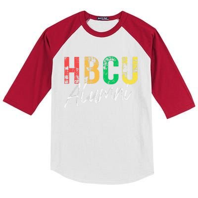 Historical Black College University Hbcu Alumni Graduate Gift Kids Colorblock Raglan Jersey