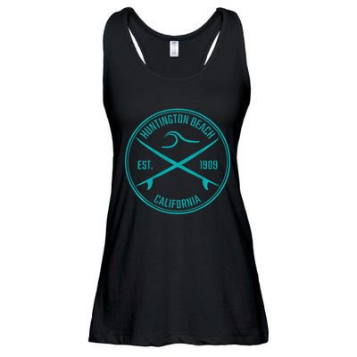 Huntington Beach California Surfer Ladies Essential Flowy Tank