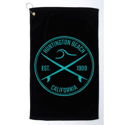 Huntington Beach California Surfer Golf Towel