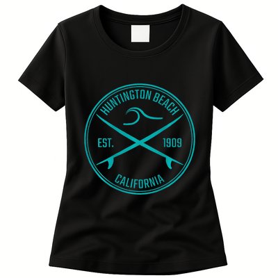 Huntington Beach California Surfer Womens T-Shirt