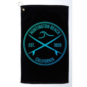 Huntington Beach California Surfer Gift Platinum Collection Golf Towel