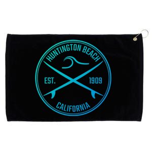 Huntington Beach California Surfer Gift Grommeted Golf Towel